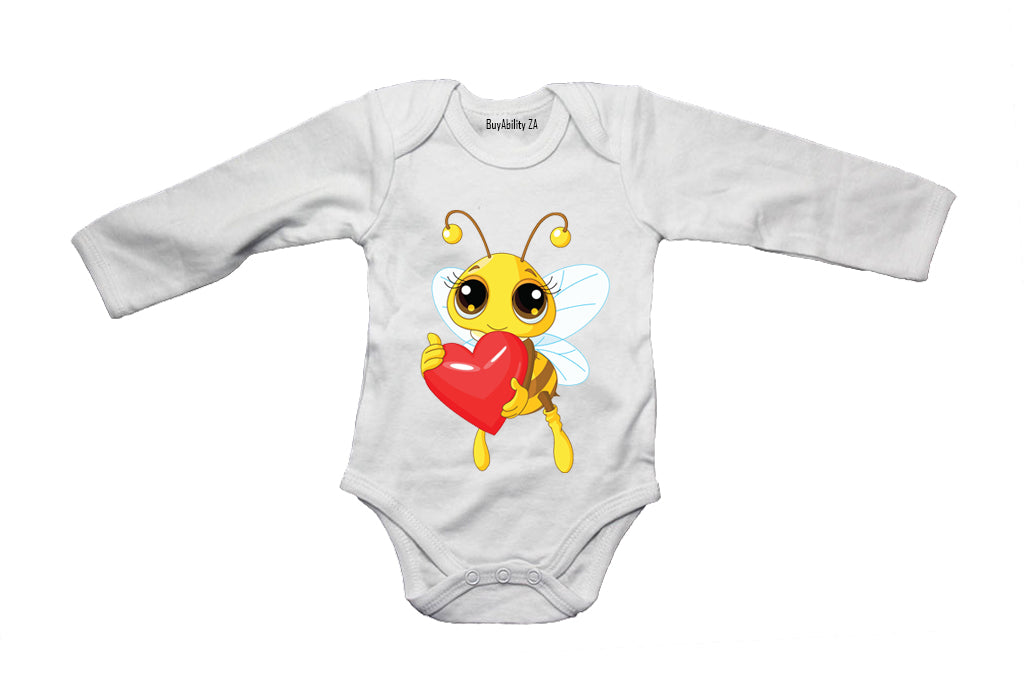 Valentine Bee - Baby Grow
