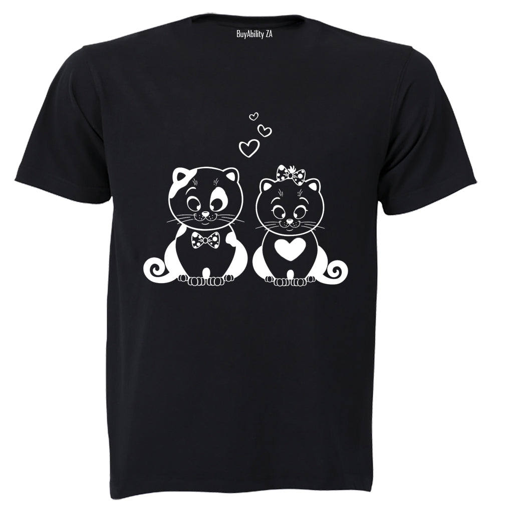 Valentine Cats - Kids T-Shirt