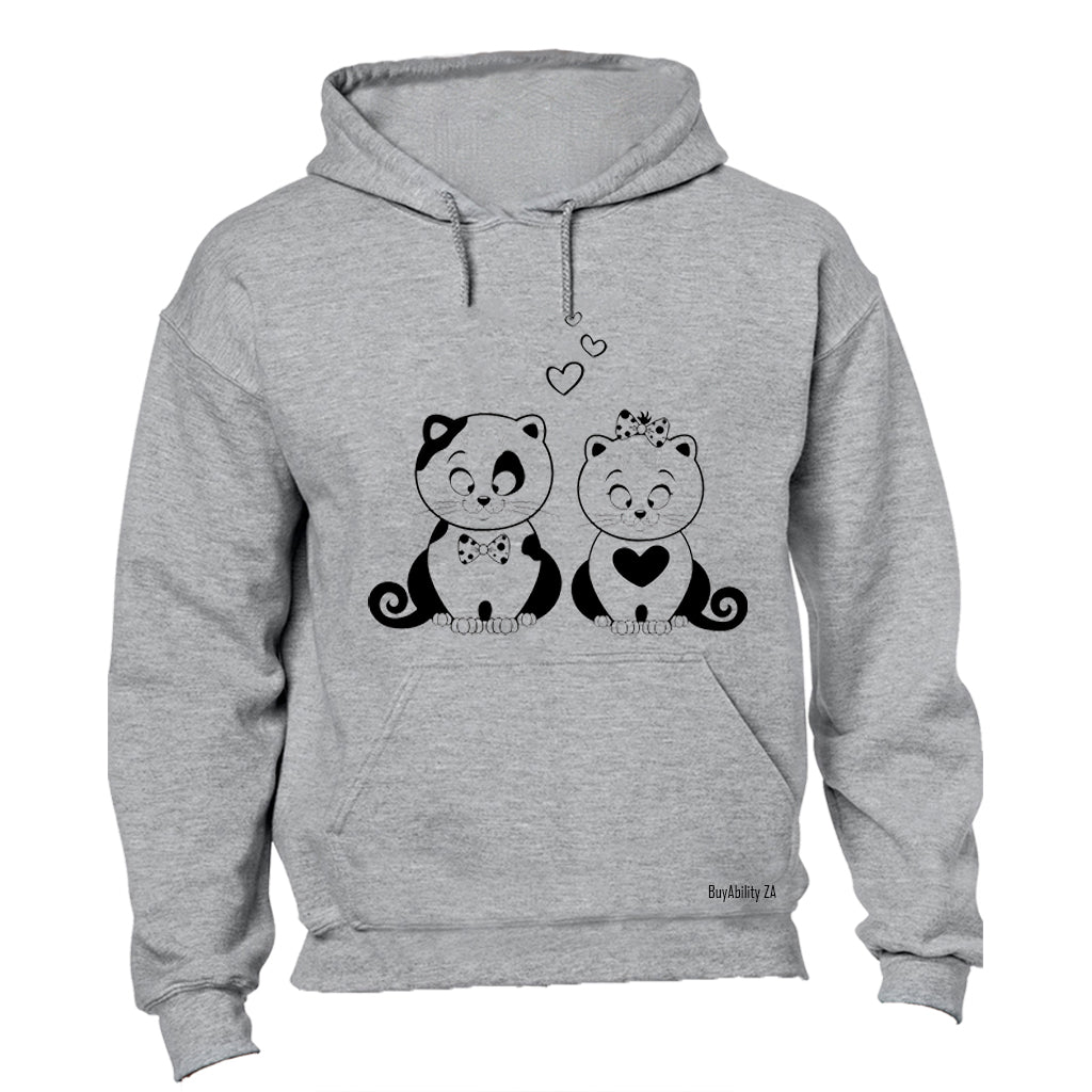 Valentine Cats - Hoodie