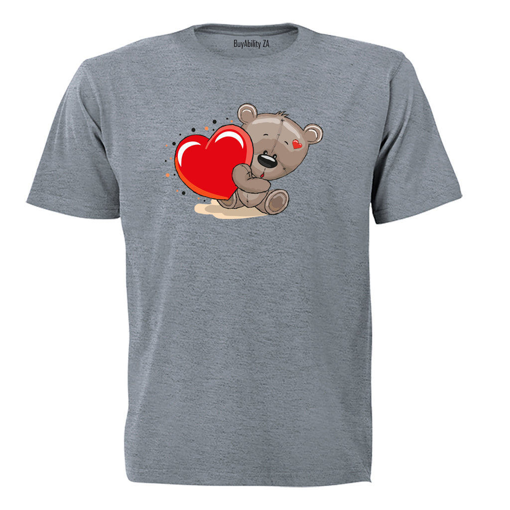 Valentine Love Teddy - Kids T-Shirt - BuyAbility