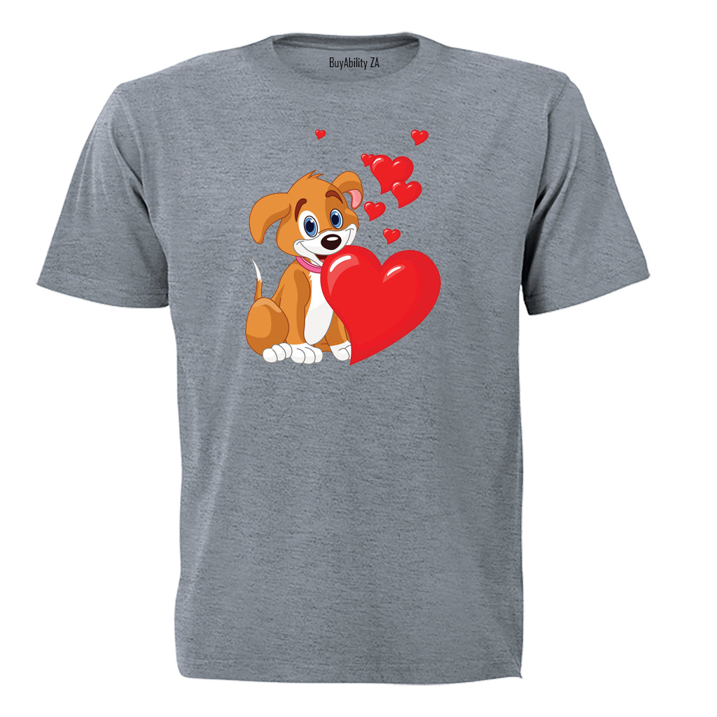 Valentine Puppy - Kids T-Shirt