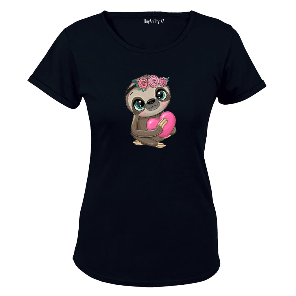 Valentine Sloth - Ladies - T-Shirt