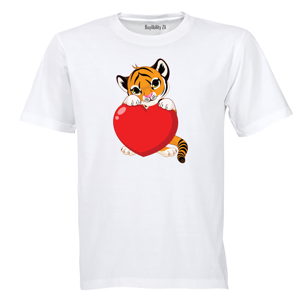 Valentine Tiger - Kids T-Shirt
