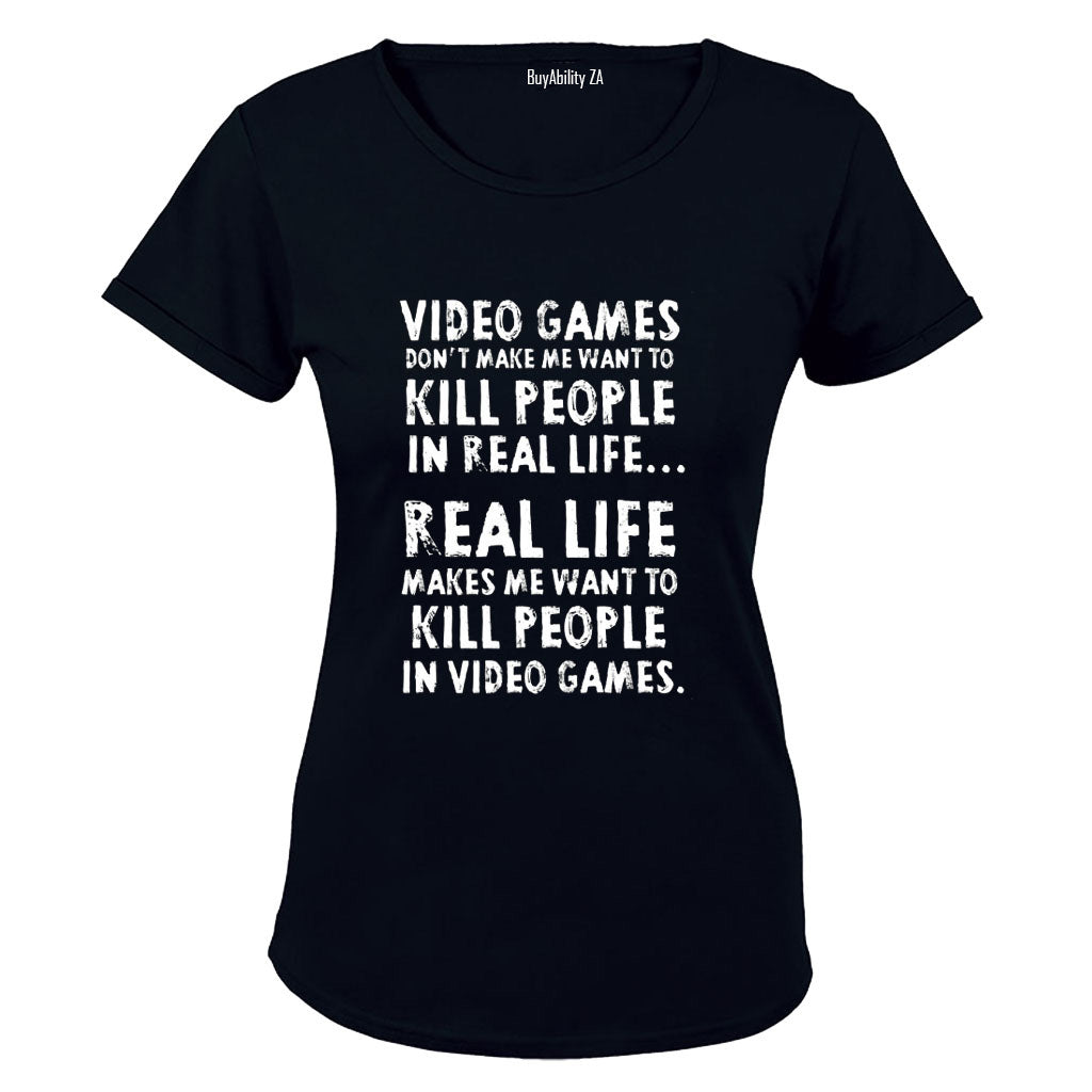 Video Games - Ladies - T-Shirt - BuyAbility South Africa