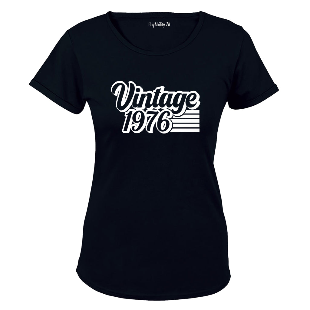 Vintage 1976 Retro - Ladies - T-Shirt - BuyAbility South Africa