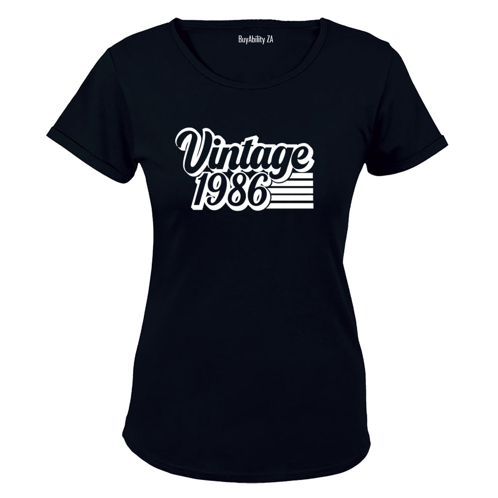 Vintage 1986 Retro - Ladies - T-Shirt - BuyAbility South Africa