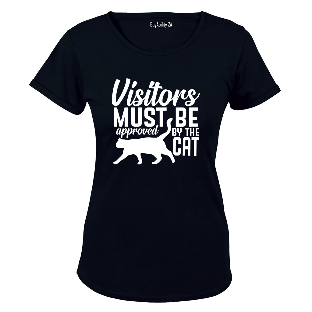 Must Be Approved By The Cat - Ladies - T-Shirt - BuyAbility