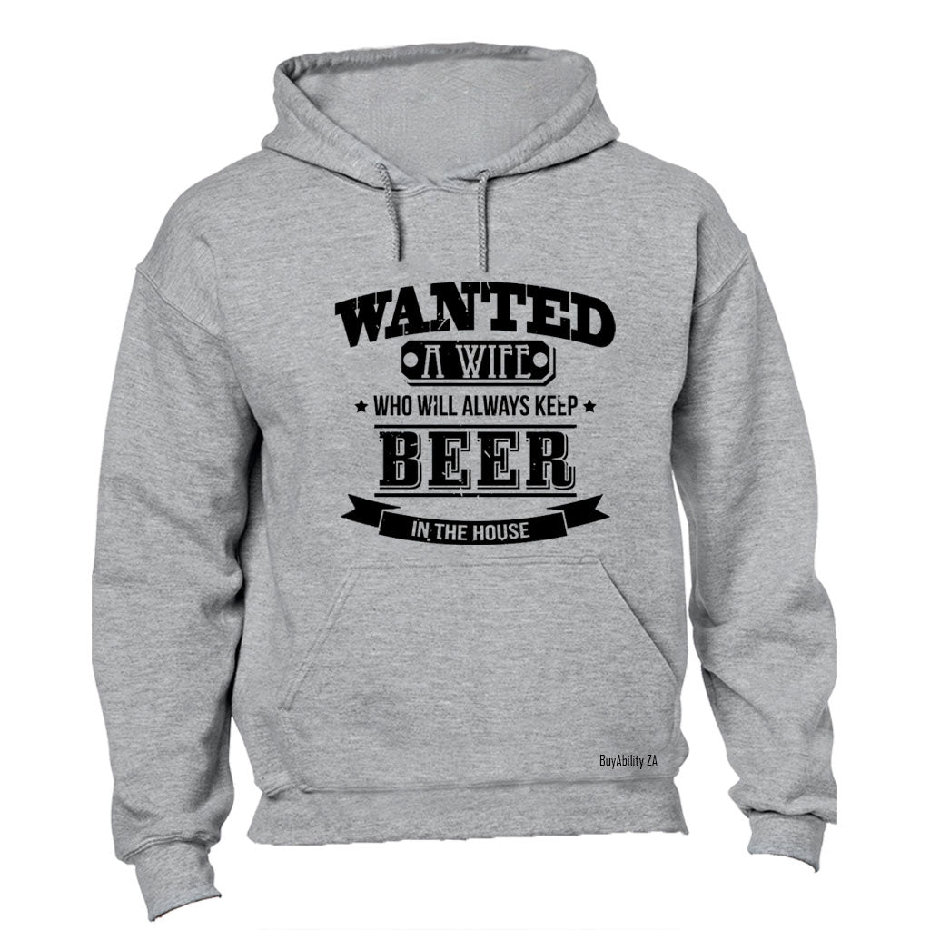 Wanted - A Wife - Hoodie - BuyAbility South Africa