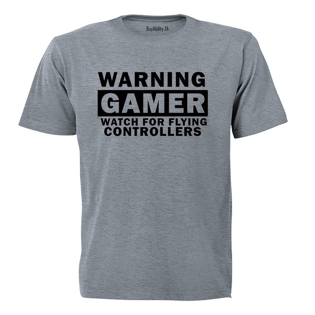 Warning Gamer - Kids T-Shirt - BuyAbility South Africa