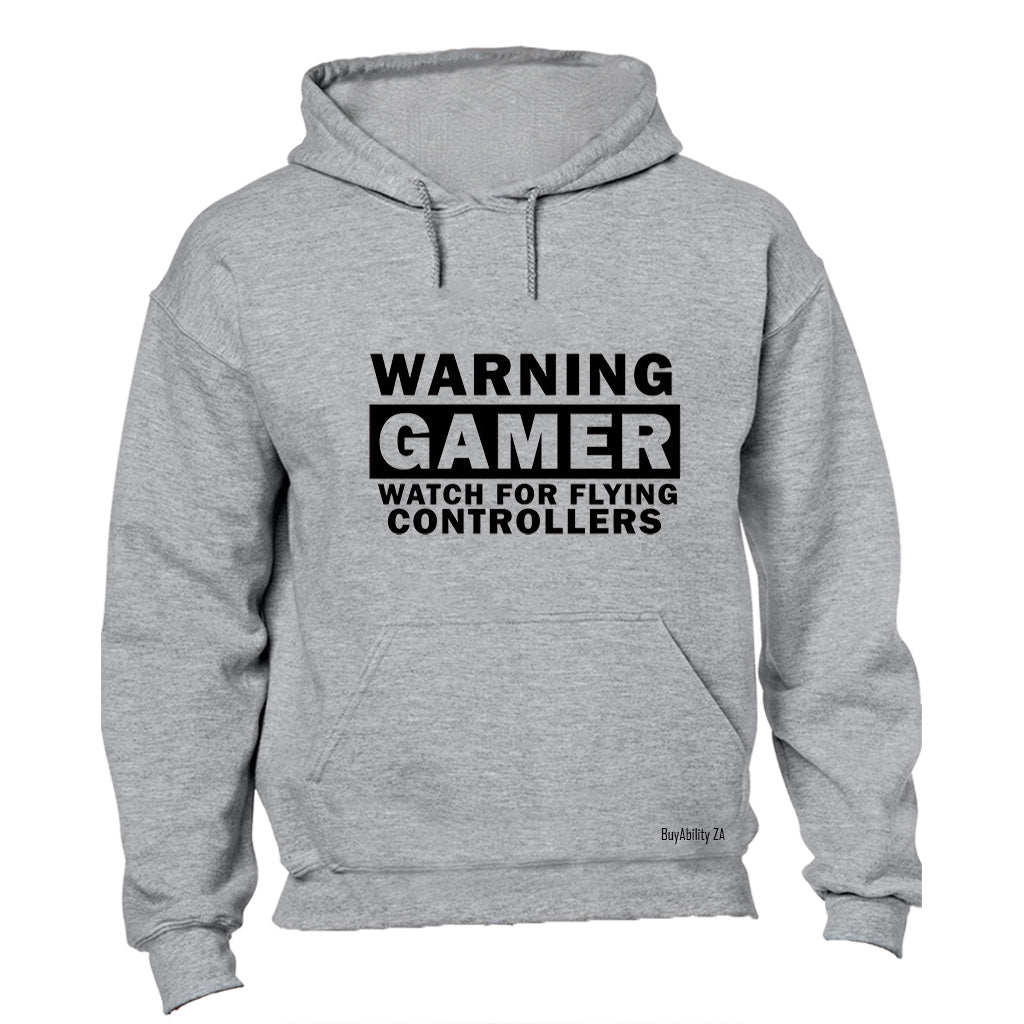 Warning Gamer - Hoodie - BuyAbility South Africa