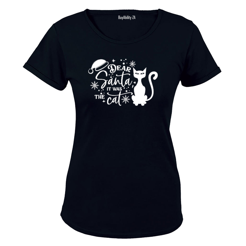 Was The Cat - Christmas - Ladies - T-Shirt