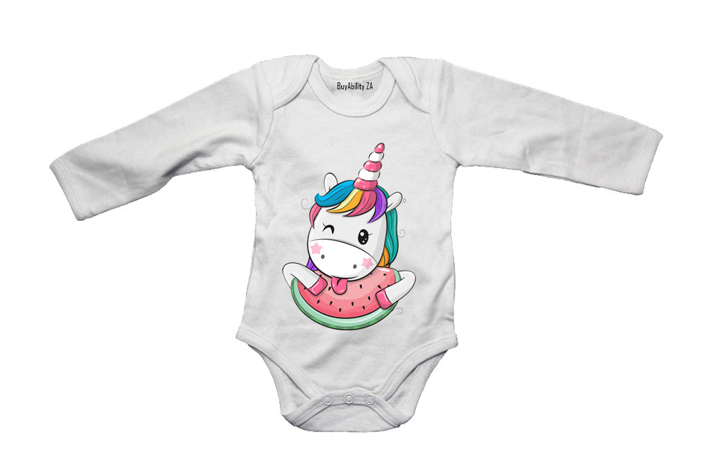 Watermelon Unicorn - Baby Grow