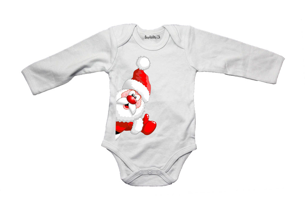 Waving Santa - Christmas - Baby Grow