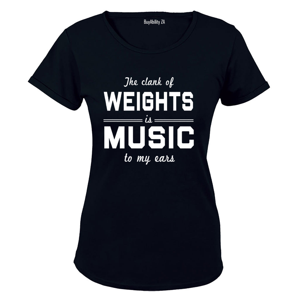 Weights Is Music - Ladies - T-Shirt