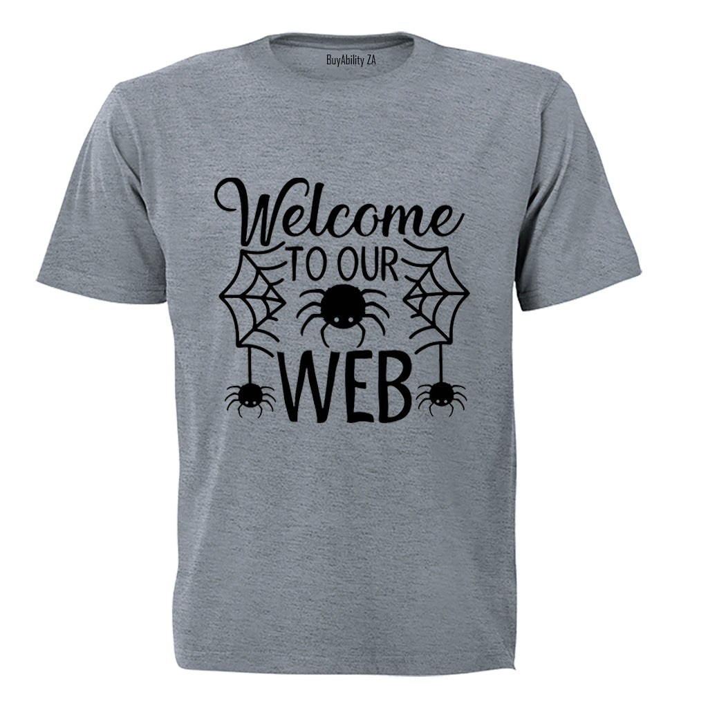 Welcome To Our Web - Halloween - Adults - T-Shirt