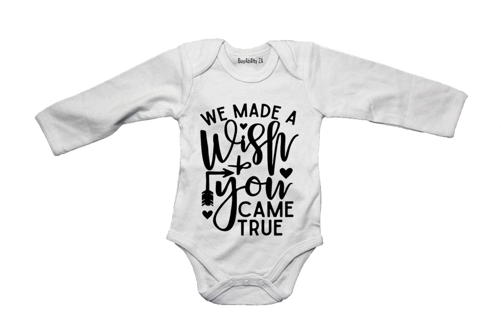 We Made A Wish - Baby Grow