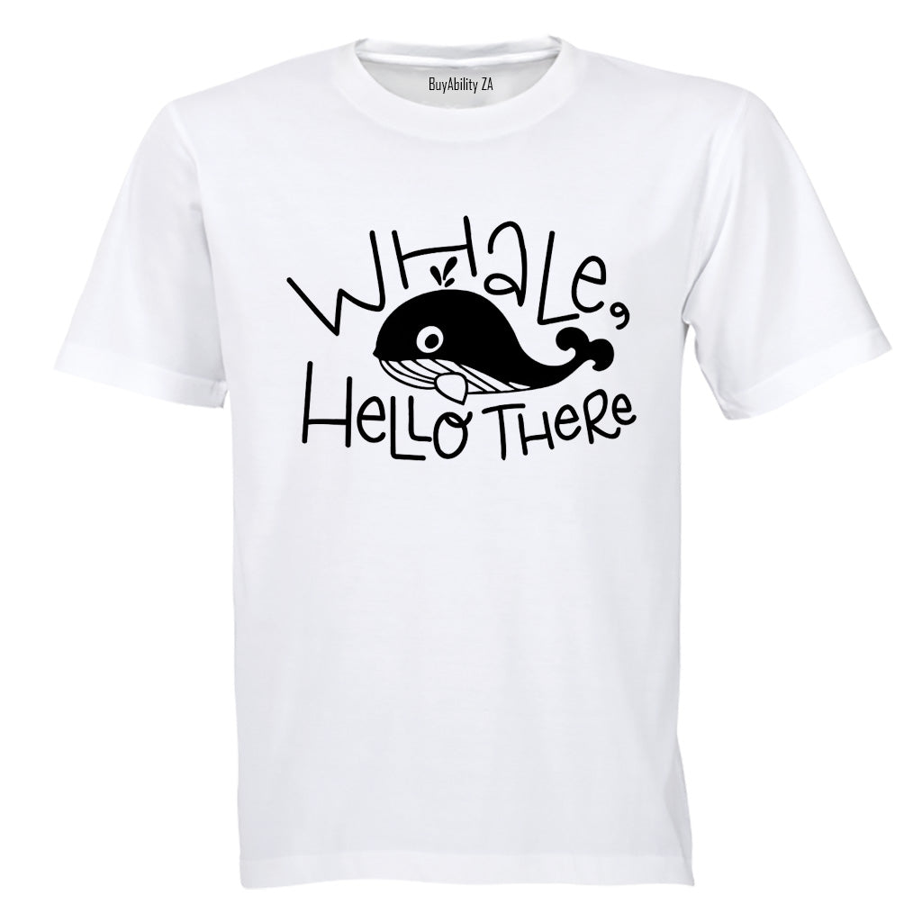 Whale Hello There - Kids T-Shirt - BuyAbility South Africa