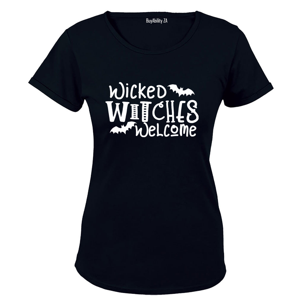 Wicked Witches - Halloween - Ladies - T-Shirt - BuyAbility South Africa