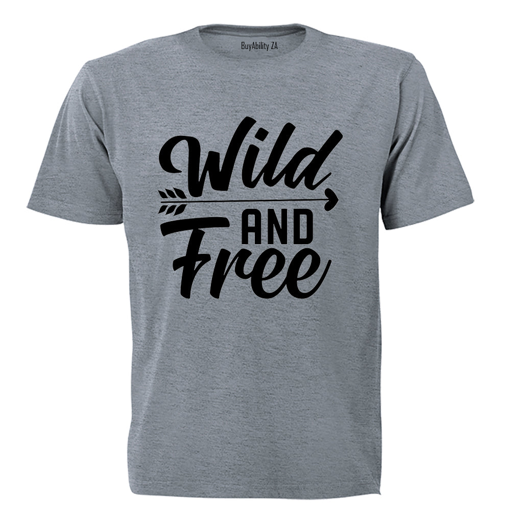 Wild and Free - Kids T-Shirt