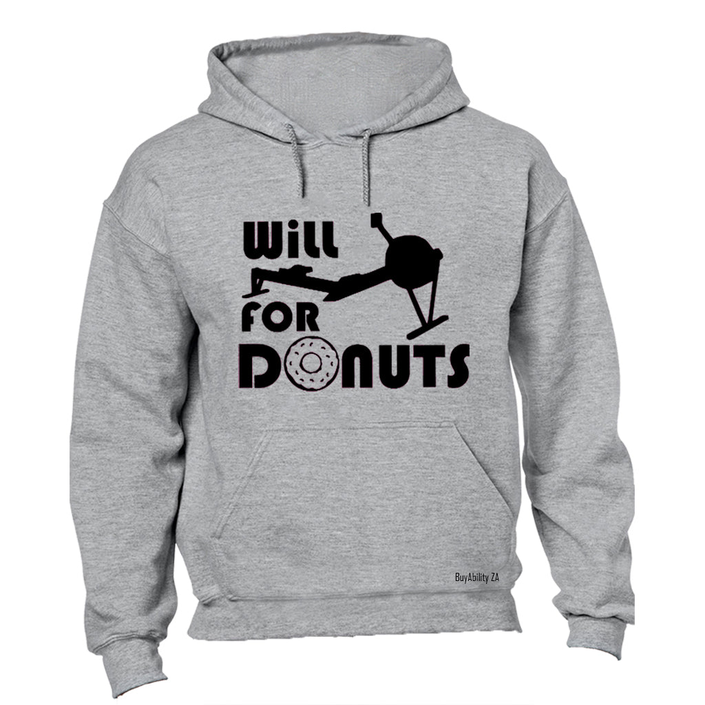 Will ROW for Donuts - Hoodie