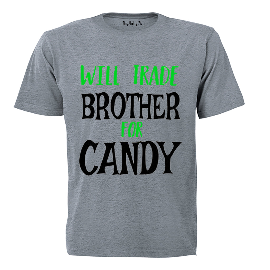 Will Trade Brother for Candy - Halloween - Kids T-Shirt