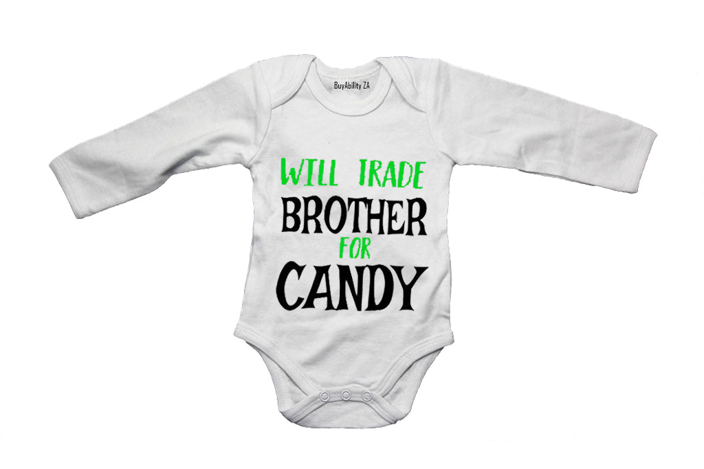 Will Trade Brother for Candy - Halloween - Baby Grow