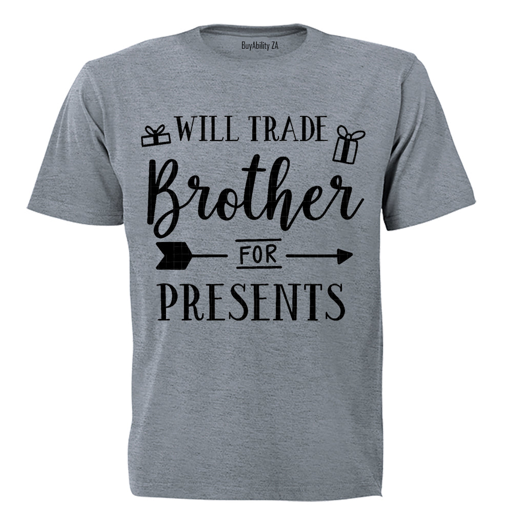 Will Trade Brother for Presents - Christmas Arrow - Kids T-Shirt
