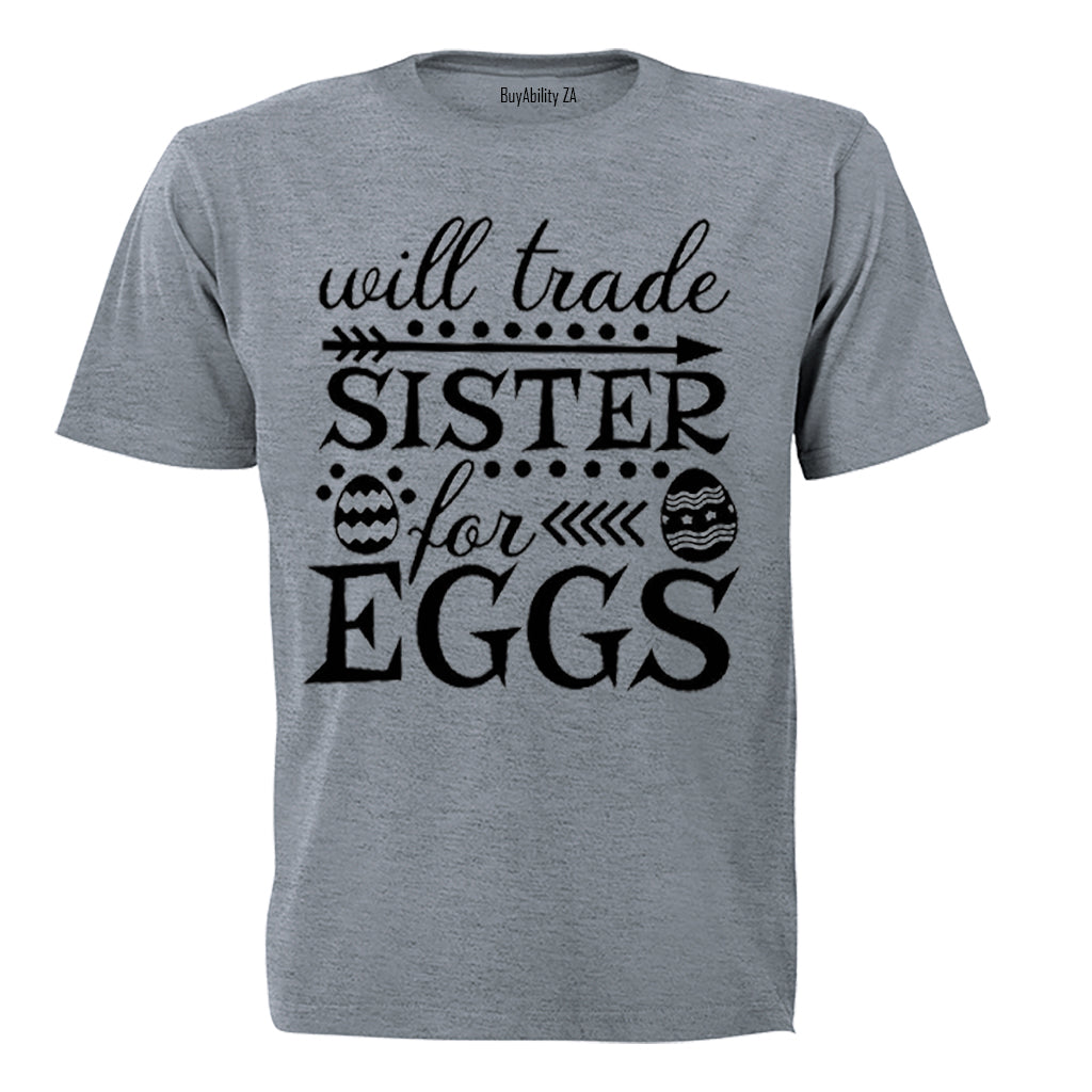 Trader Sister for Eggs - Easter - Kids T-Shirt