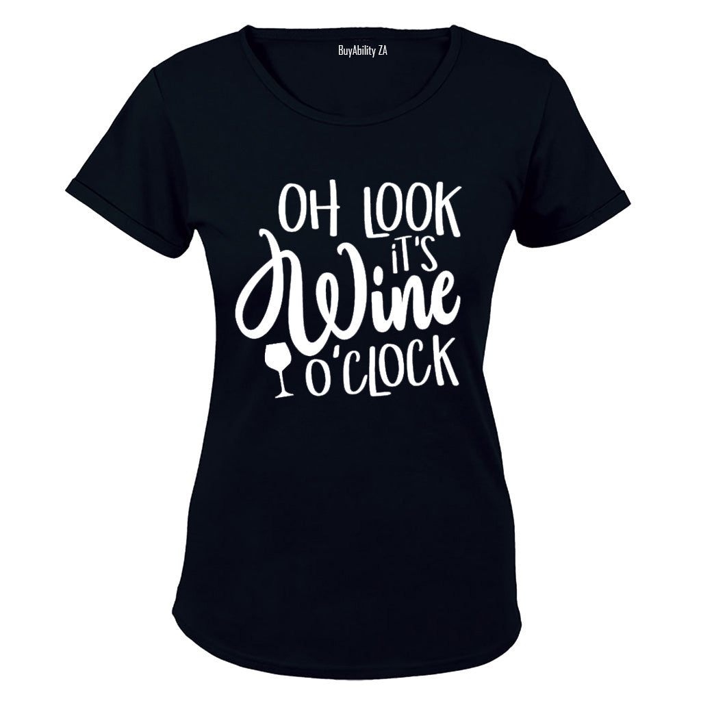 Wine O'Clock - Ladies - T-Shirt