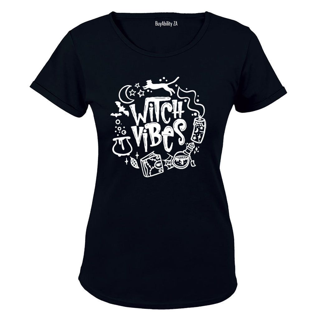 Halloween Witch Vibes - Ladies - T-Shirt