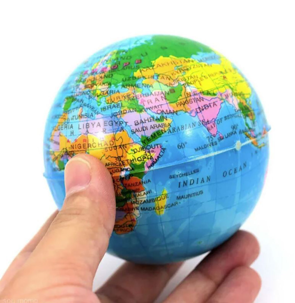 1pc World Map Stress Ball