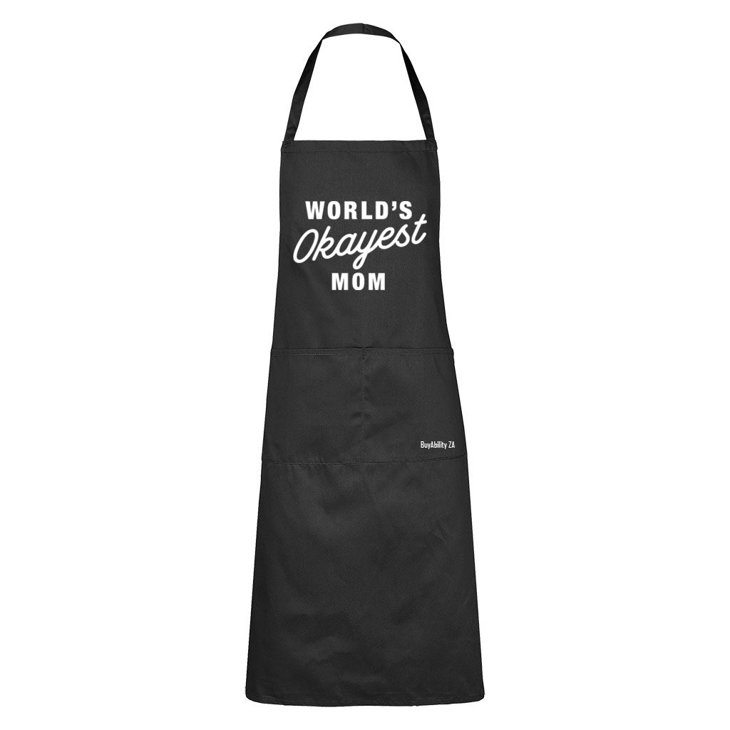 World's Okayest Mom - Apron