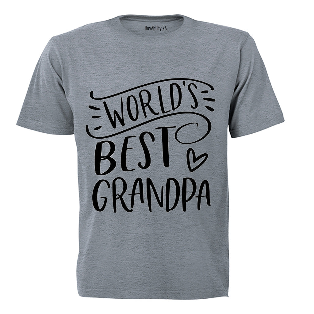 World's Best Grandpa! - Adults - T-Shirt