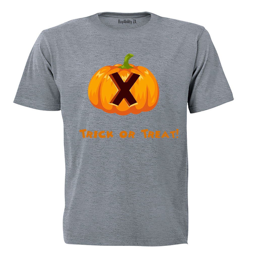 X - Halloween Pumpkin - Kids T-Shirt