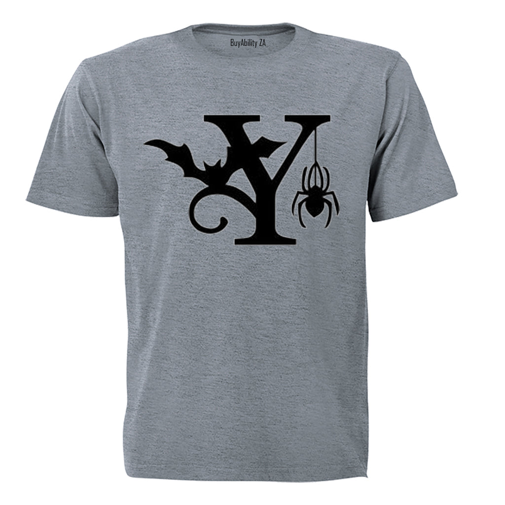Y - Halloween Spiderweb - Kids T-Shirt