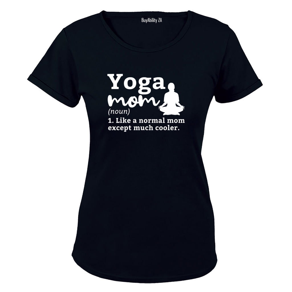 Yoga Mom Definition - Ladies - T-Shirt