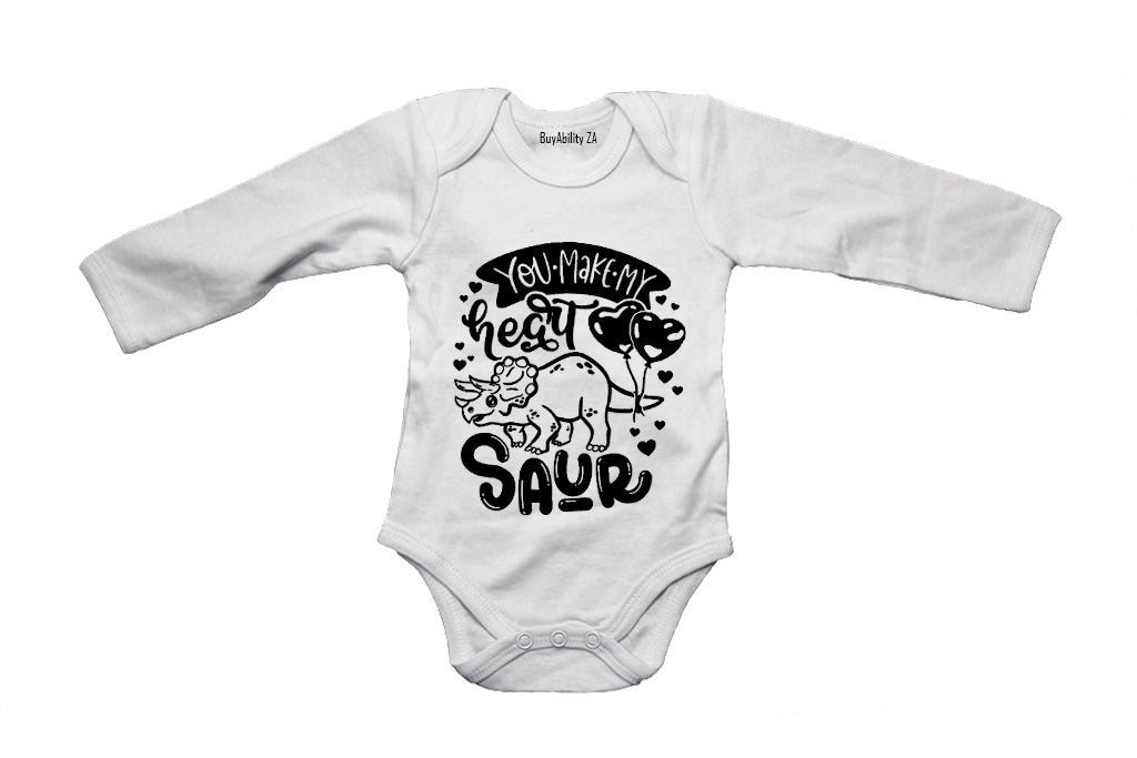 You Make My Heart, SAUR - Valentine - Baby Grow