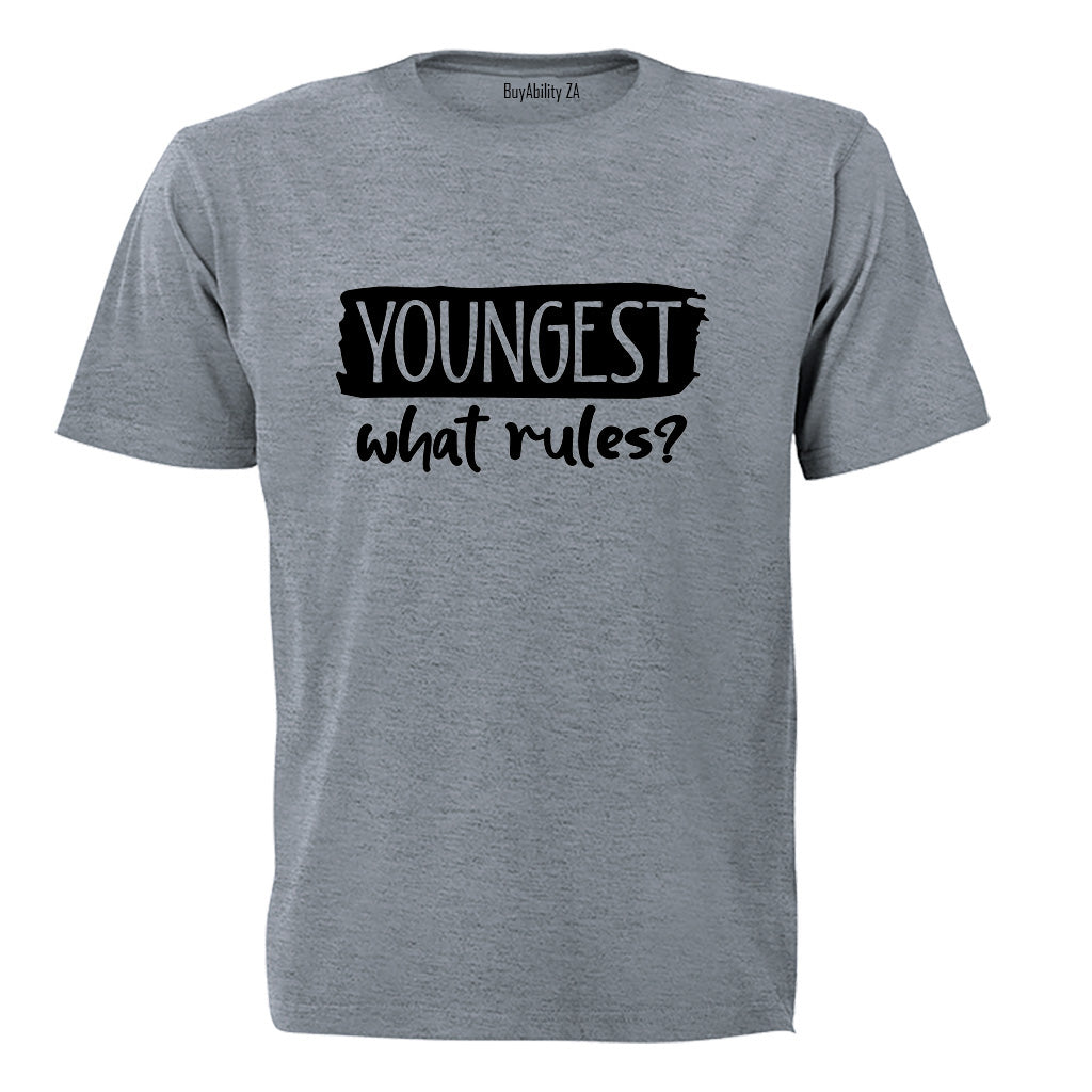 Youngest Child - What Rules - Adults - T-Shirt