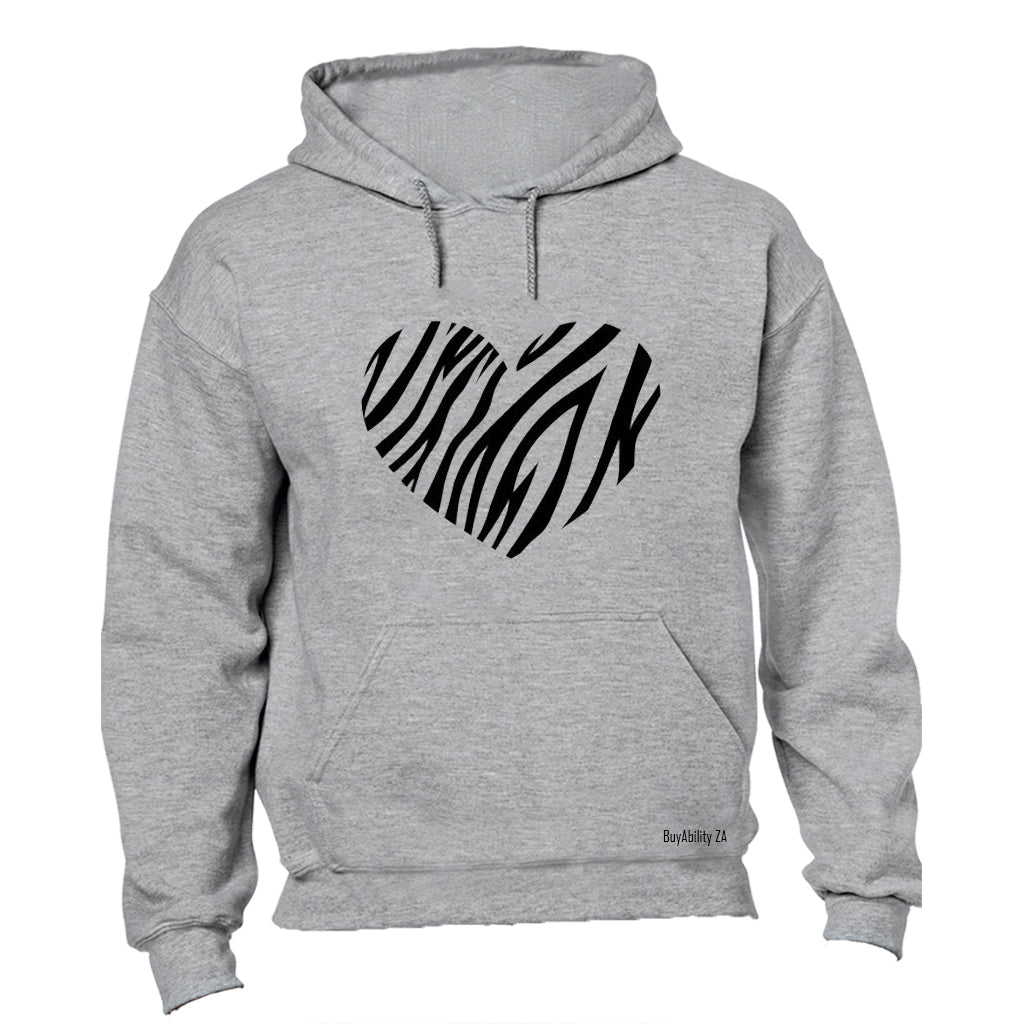 Zebra Heart - Hoodie