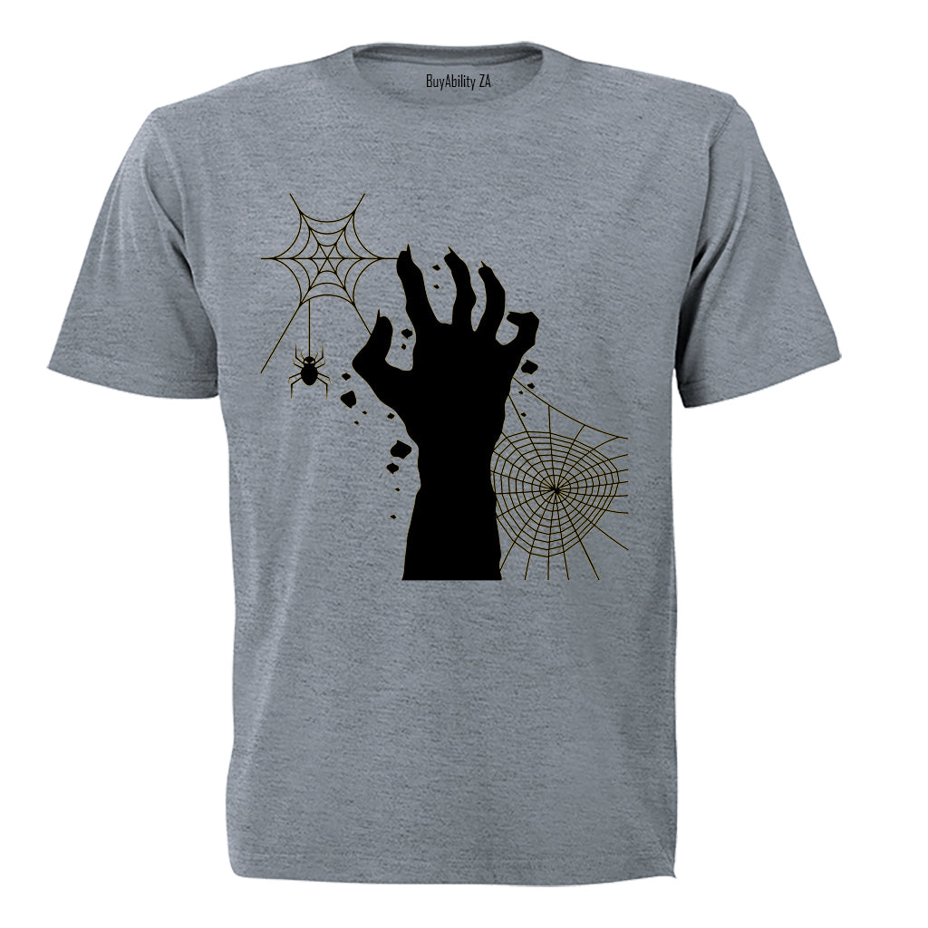 Zombie Hand & Spiders - Adults - T-Shirt