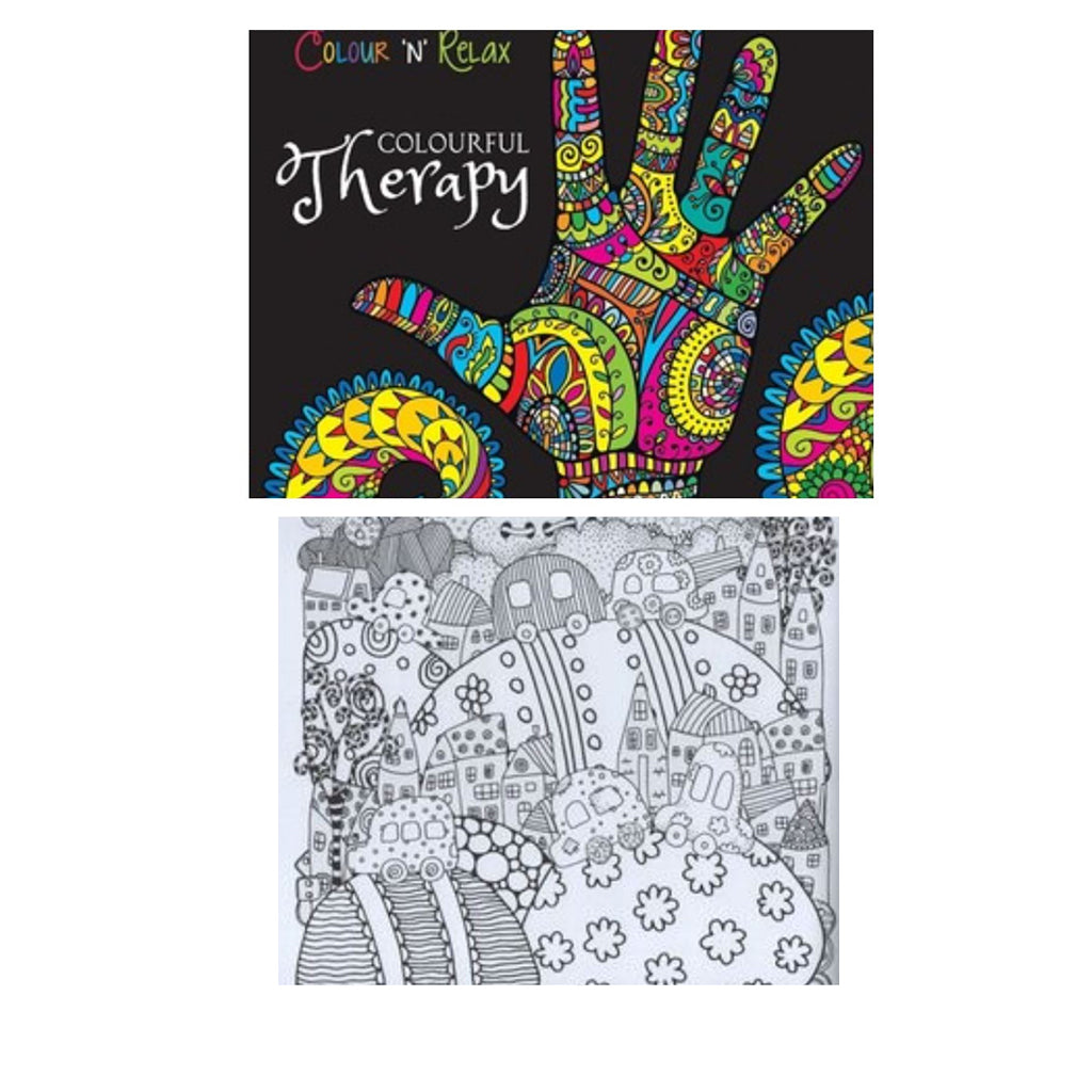 Colourful Therapy - Adult Colouring Book