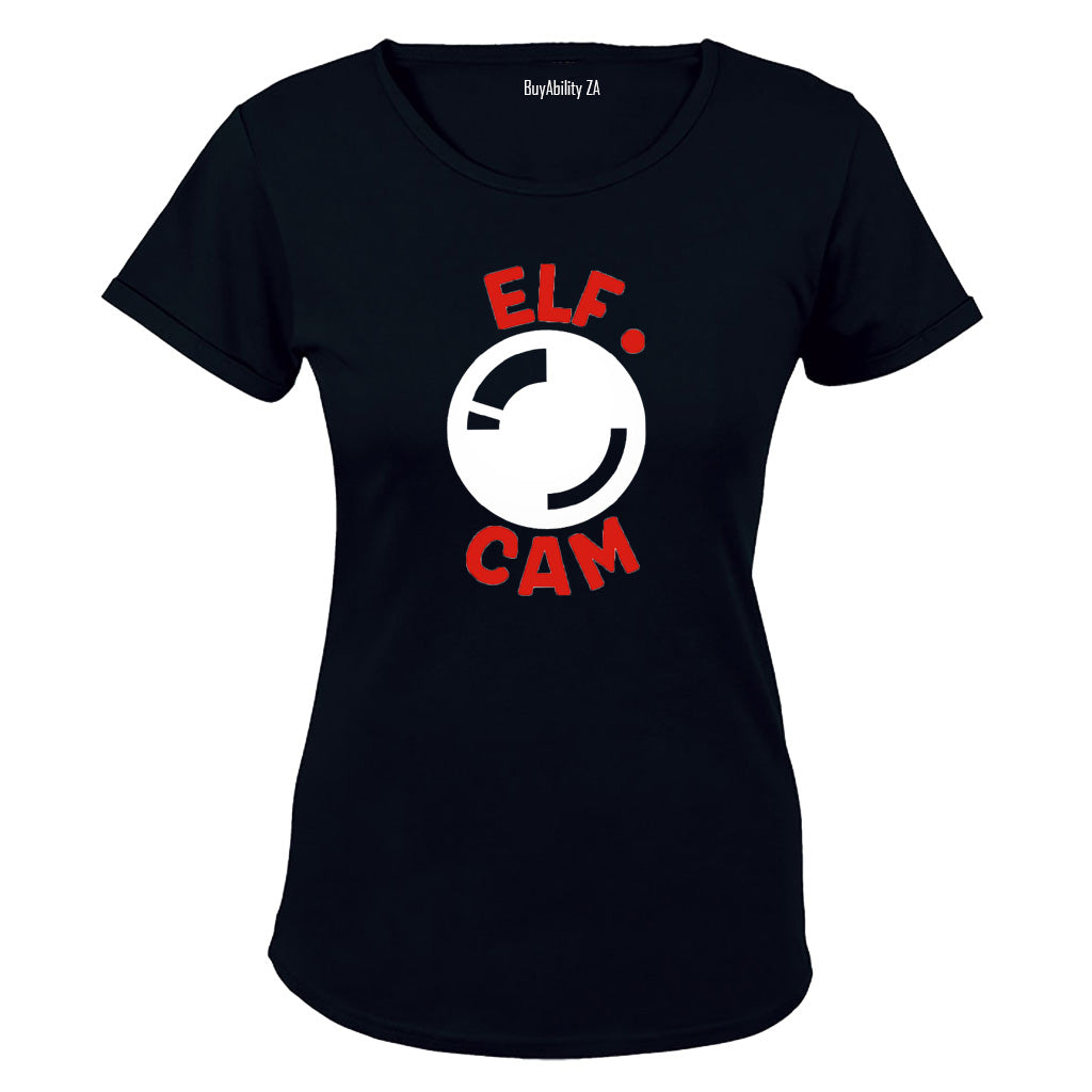 Christmas Elf Cam - Ladies - T-Shirt