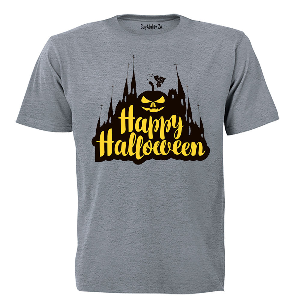Happy Halloween - Evil Pumpkin - Adults - T-Shirt