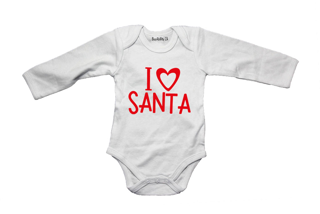 I Love Santa - Christmas - Baby Grow