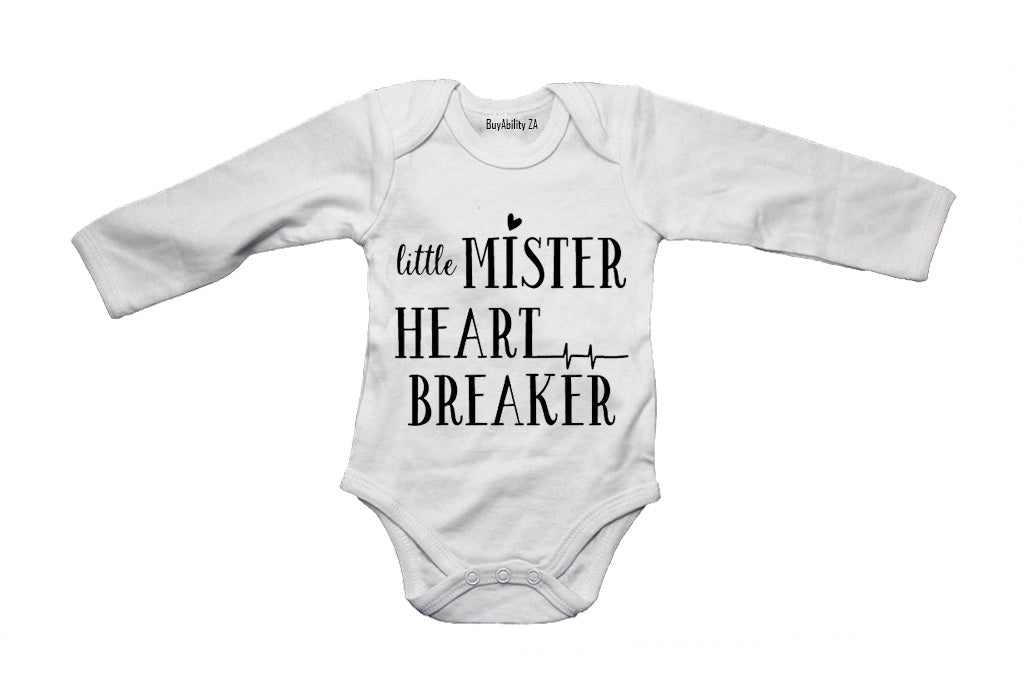 Little Mister Heart Breaker - Baby Grow