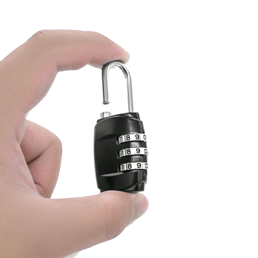 Mini Black Combination Lock