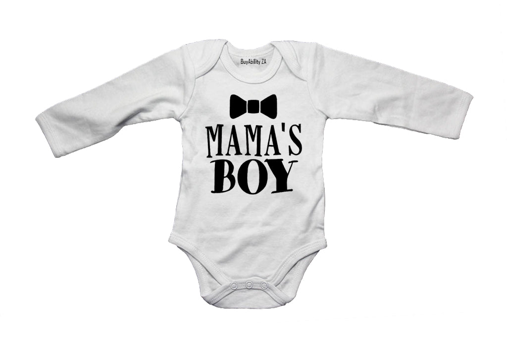 Mama's Boy - Bow Tie - Baby Grow