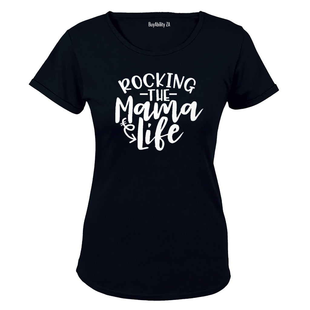 Rocking the Mama Life - Ladies - T-Shirt
