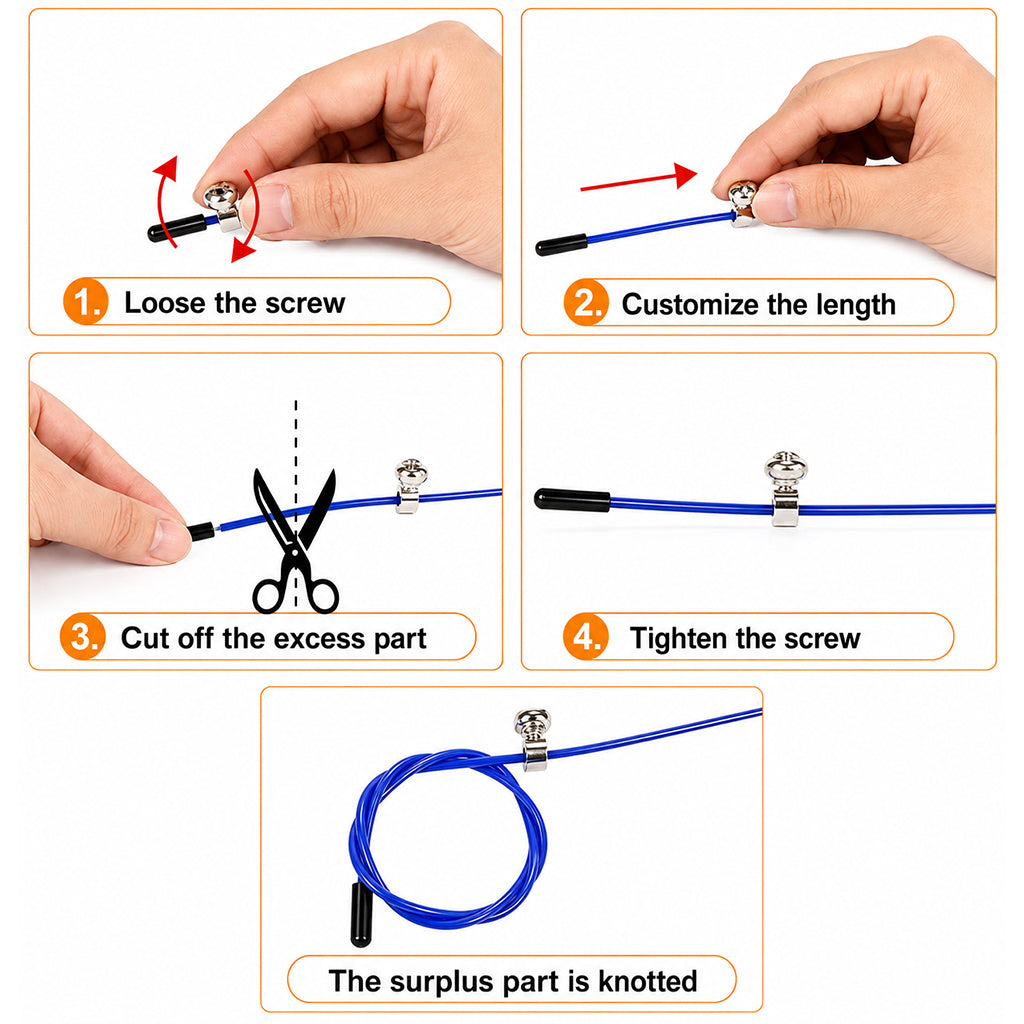 Adjustable High-Speed Speed Skipping Rope