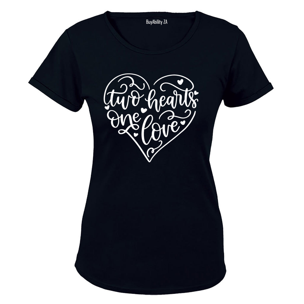 Two Hearts, One Love - Valentine Inspired - Ladies - T-Shirt